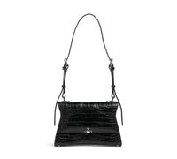 Vivienne Westwood Bianca Embossed Croc S | Bolso de hombro | negro | piel de ternera gofrada