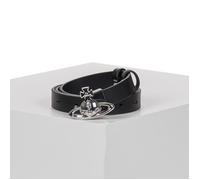 Vivienne Westwood Cinturón SMALL ORB BUCKLE BELT in Negro EU M / L