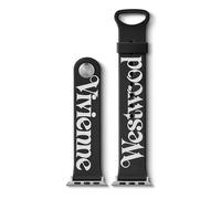 Vivienne Westwood Correa para Apple Watch de 22 mm, diseñada para compatibilidad con tamaños de Apple Watch de 38 mm, 40 mm y 41 mm, compatible con las series 9, 8, 7, 6, 5, 4, 3, 2, 1, SE, Silicona