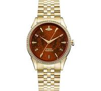 Vivienne Westwood Reloj Analógico para Mujeres de Cuarzo con Correa en Acero Inoxidable VV208RDGD