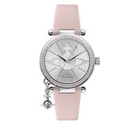 Vivienne Westwood Reloj Analógico para Mujeres de Cuarzo con Correa en Cuero VV006SLPK