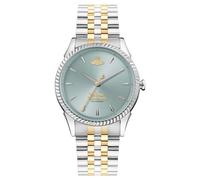 Vivienne Westwood Seymour - Reloj de cuarzo para mujer con pulsera de acero inoxidable, azul claro, talla única, pulsera
