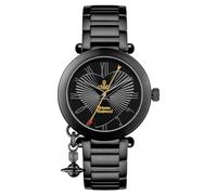 Vivienne Westwood VV006BK - Reloj para Mujer, Correa de Acero Inoxidable Color Negro