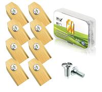 VIVIIHOO Cuchillas de Titanio Juego de Cuchillas de 30 Piezas + 30 Tornillos Kit de Corte de cortacésped robótico Cuchillas de Repuesto para cortacésped robótico (3 g - 0,75 mm)
