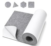 VIVIIHOO Fieltro Autoadhesivo 3mm, Tela de Fieltro Blanco 160cm x 33cm, para Bricolaje, Muebles y Revestimiento de Paredes, Acondicionamiento de Furgonetas