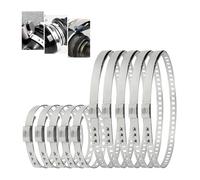 VIVIIHOO Juego de 10 Abrazaderas de Acero Inoxidable, Abrazaderas universales para Coches - Kit de Abrazaderas Ajustables