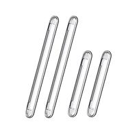 VIVIIHOO Parachoques para Puerta de Armario, Tope de Puerta de Silicona Transparente Autoadhesivo, Pegatinas anticolisión para Puerta de Coche, Parachoques para Puerta de Nevera (2 Cortos y 2 Largos)