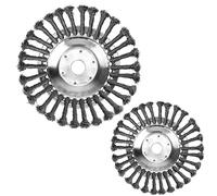 VIVIIHOO Recortadora Profesional-La cortadora de césped Indestructible, Cepillo de malezas para Recortadora de Hierba, 2 Cepillo de malezas. Elimina eficazmente Las Malas Hierbas y el Musgo