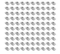 VIVIIHOO Tuercas de Ranura en T, Tuerca de Cabeza de Martillo 100PCS, Tuercas de Ranura en T 8 M6 Web 1.5 mm, Tuercas de Ranura en T de Acero zincado, estándar de la Serie 30