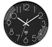 VIVILINEN Reloj de Pared Controlado por Radiofrecuencia Mecanismo Silencioso, Actualización Automática de la Hora, Decoración para Cocina, Salon, Oficina, Dormitorio, 30cm
