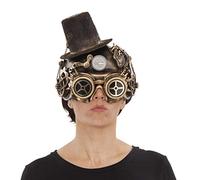 Viving Costumes-8435408275439 Steampunk Accesorio Disfraces, ajedrez, Multicolor, Universal Adulto (207543)