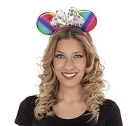 Viving Costumes Diadema Ratón Rainbow One Size