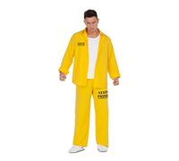VIVING COSTUMES / JUINSA Disfraz prisionero amarillo hombre - M/L