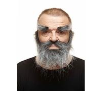 Viving Costumes Vello Facial postizo My Other Me Gris Talla única