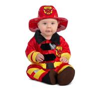 VIVING Disfraz Bebé Bombero Talla 7-12 M