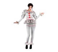 viving Disfraz Payasa Siniestra Body, Medias Y Tobilleras con Volante Talla L