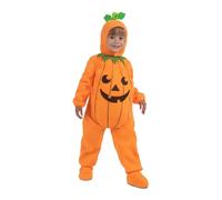 viving Disfraz Pequeña Calabaza Gorro, Mono con Barriguita Rellena Y Patucos Talla 3-4 Y