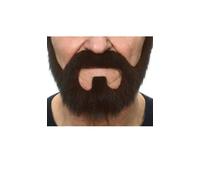 VIVING Vello facial postizo My Other Me Negro Talla única