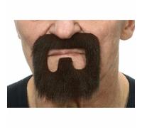 VIVING VIVING-202878 Barba postiza, ajedrez, Multicolor, Talla única Costumes_202878