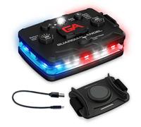 VIVIOO Aplicación de la Ley táctica Personal portátil luz de Seguridad por Ángel | Manos Libres LED Linterna de Montaje magnético para Agentes de policía y Seguridad pública funcionarios