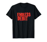 Vivir a lo grande con esta declaración de débito sin fin Camiseta