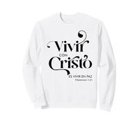 Vivir con Cristo es Vivir en Paz Sudadera