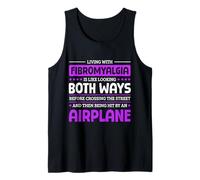 Vivir con la Conciencia de la fibromialgia Fibro Warrior Camiseta sin Mangas