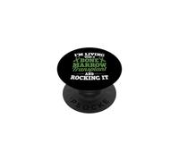 Vivir con un trasplante de médula ósea y mecerlo sobreviviente PopSockets PopGrip Adhesivo