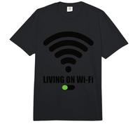 Vivir De Wi-Fi WLAN WLAN Decir Señal De Internet WiFi Decir Comfort Colors Adult Heavyweight T-Shirt