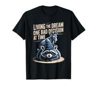 Vivir el sueño una mala decisión a la vez Cabra divertida Camiseta