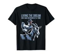 vivir el sueño una mala decisión a la vez Pollo divertido Camiseta