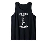 Vivir en el Momento Presente Yoga Camiseta sin Mangas