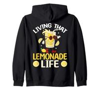 Vivir Esa Vida de Limonada vibra cítrica de Verano Sudadera con Capucha