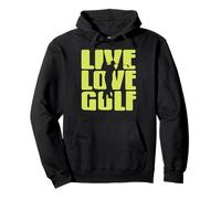 Vivir Jugar Amar el Golf Divertido Sudadera con Capucha