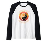 Vivir Junto al Sol Amor por la Luna Camiseta Manga Raglan