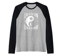 Vivir Junto al Sol Amor por la Luna Camiseta Manga Raglan