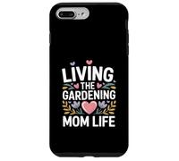 Vivir La Jardinería Mamá Vida Flores Corazones Carcasa para iPhone 7 Plus/8 Plus