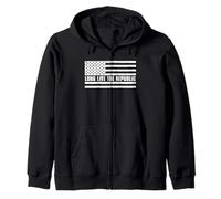 Vivir la República Patriótica Patria Loyal Democratic Sudadera con Capucha