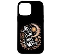 Vivir por el Sol Amor por la Luna Místico Celestial Boho Carcasa para iPhone 13 Pro MAX