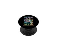 Vivir por la fe Nacida para la adoración Desde 1998 Año Cristiano PopSockets PopGrip Adhesivo