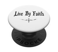 Vivir por la fe Romanos 1 16 PopSockets PopGrip Adhesivo