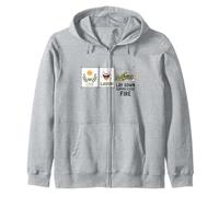 Vivir, reír, Poner Fuego supresor, Humor Militar Divertido Sudadera con Capucha