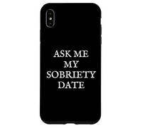 Vivir Sobrio Sobriedad Fecha Sobrio Aniversario AA Recovery Carcasa para iPhone XS MAX