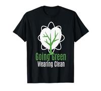 Vivir Verde Vivir Limpio Mensaje de Conciencia Camiseta