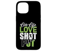 Vivir Vida Shot Put Carcasa para iPhone 15