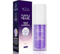 VIVISAGE Pasta de Dientes Morada Blanqueadora - Blanqueador Dental Violeta - Dentífrico Dientes Blancos - Pasta Dental Sabor Menta para Blanquear Dientes y Eliminar Manchas (30 ml)