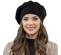 Vivisence Boina De Invierno para Mujeres 7048, Negro,Talla Única