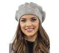 Vivisence Boina De Lana para Mujeres 7050, Gris Claro,Talla Única