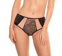 Vivisence Braguita con Flores Y Tul para Mujeres 1044W, Negro,38