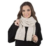 Vivisence Bufanda Elegante para Mujeres De Corte Clásico Y Ajuste Hecha De Hilo Cálido Ideal para Los Días Fríos Diseñada para Proteger del Viento Y El Frío